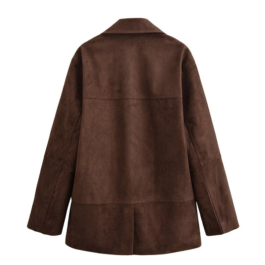 Women's Fashion Temperament Commute Classic Collar Coats