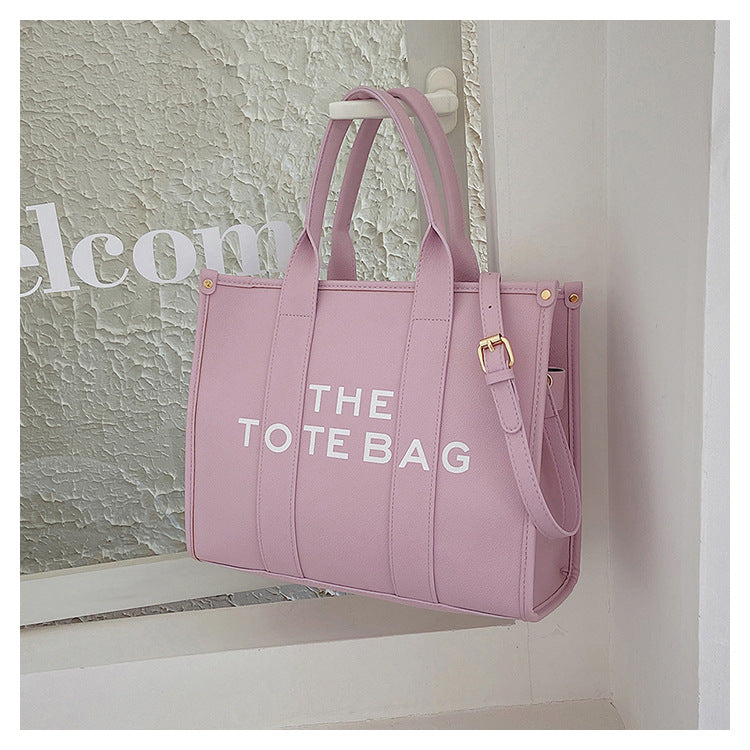 Women's Large Capacity Fashion Single Letter Shoulder Bags