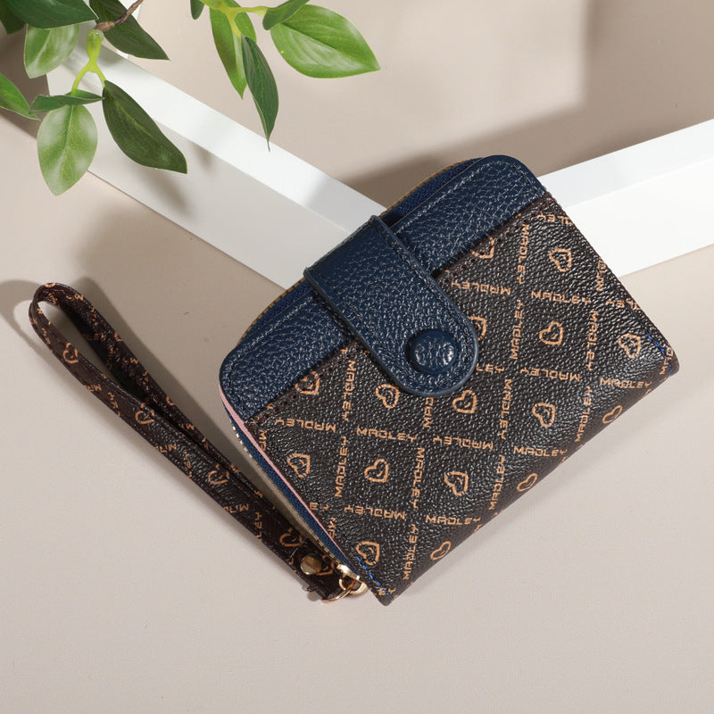 Women's Beautiful New Short Printed Clutch Ladies Wallets