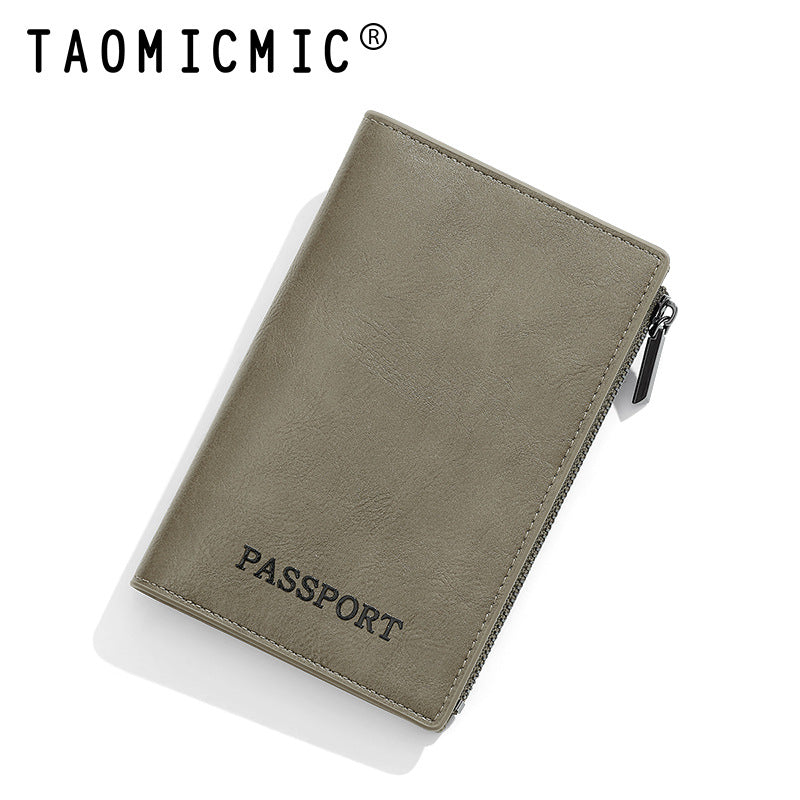 Portable Passport Large Capacity Zipper Storage Bags