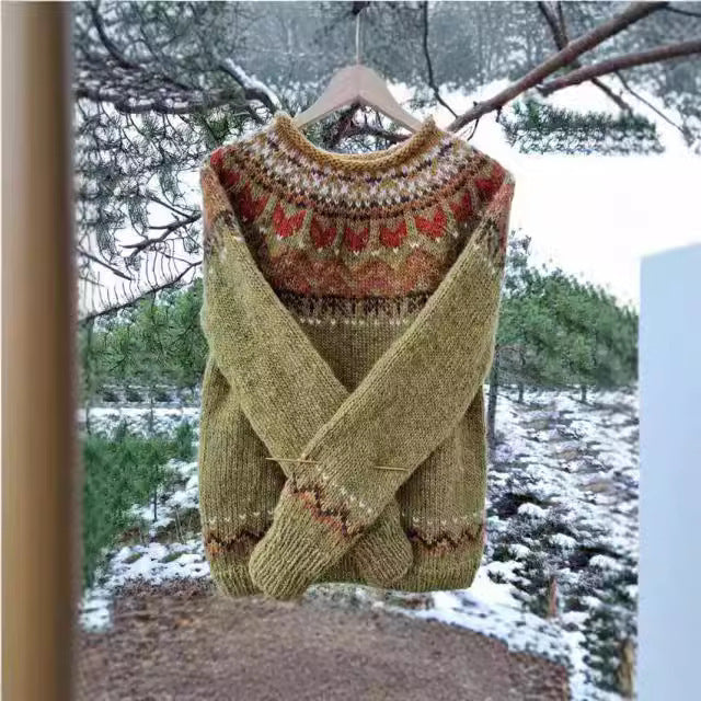 Women's Beautiful Pullover Loose Multicolor Fashionable Sweaters