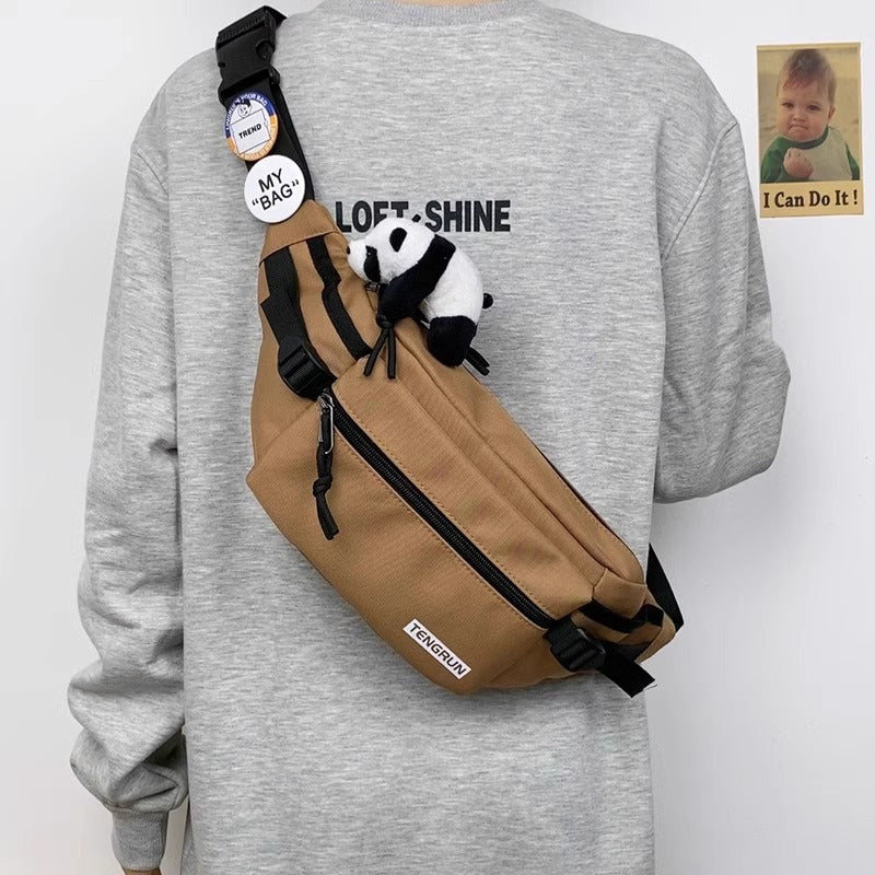 Male Female Trendy Sporty Simplicity Fashion Men's Waist Packs