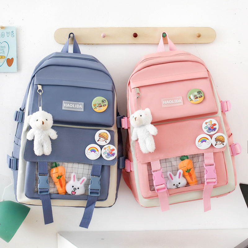 Set Primary Grade To Female Cute Backpacks