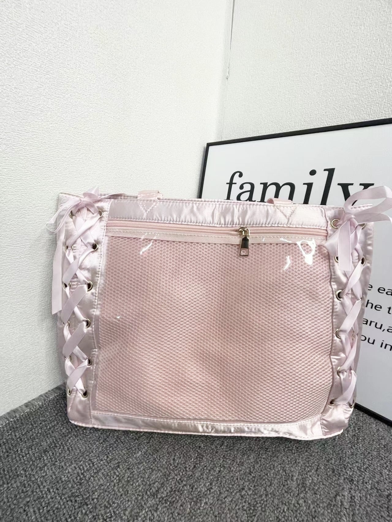 Cartoon Large Capacity Female Sweet Fashion Transparent Shoulder Bags
