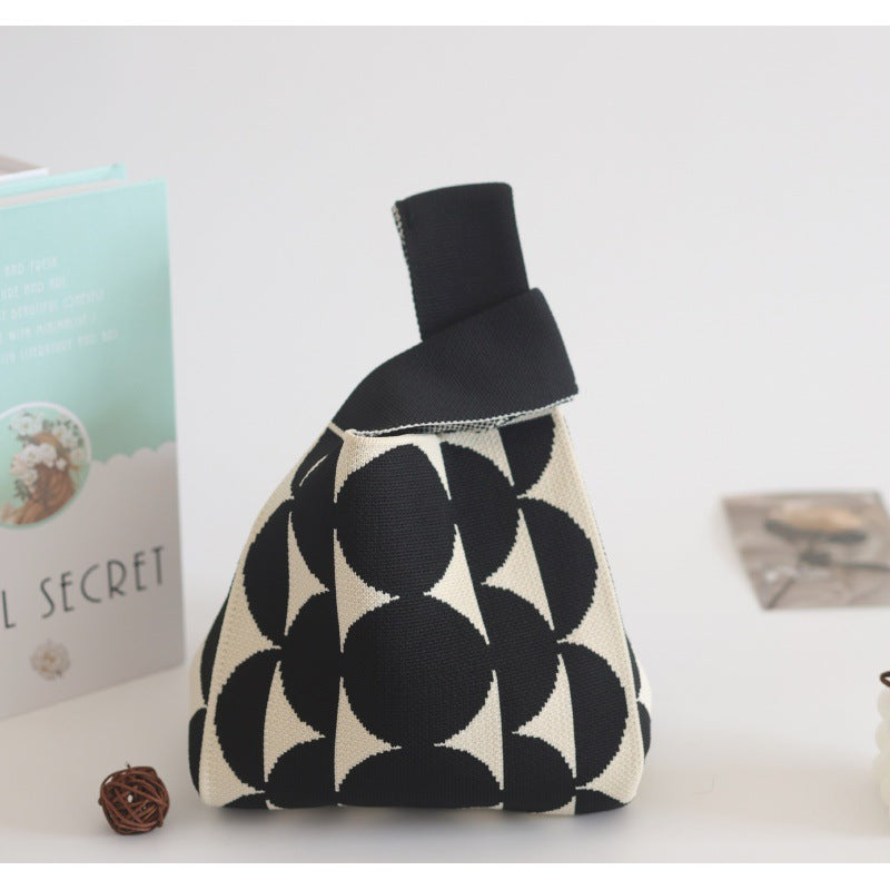 Women's Knitted Woven Vest Simple Gift Handbags