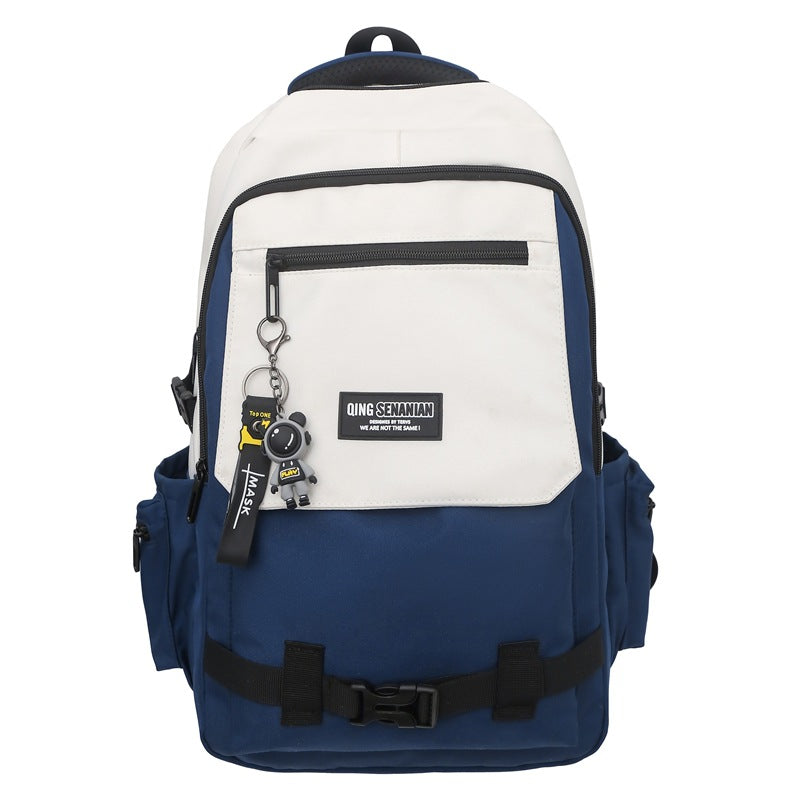 Capacity High Color Matching Computer College Backpacks