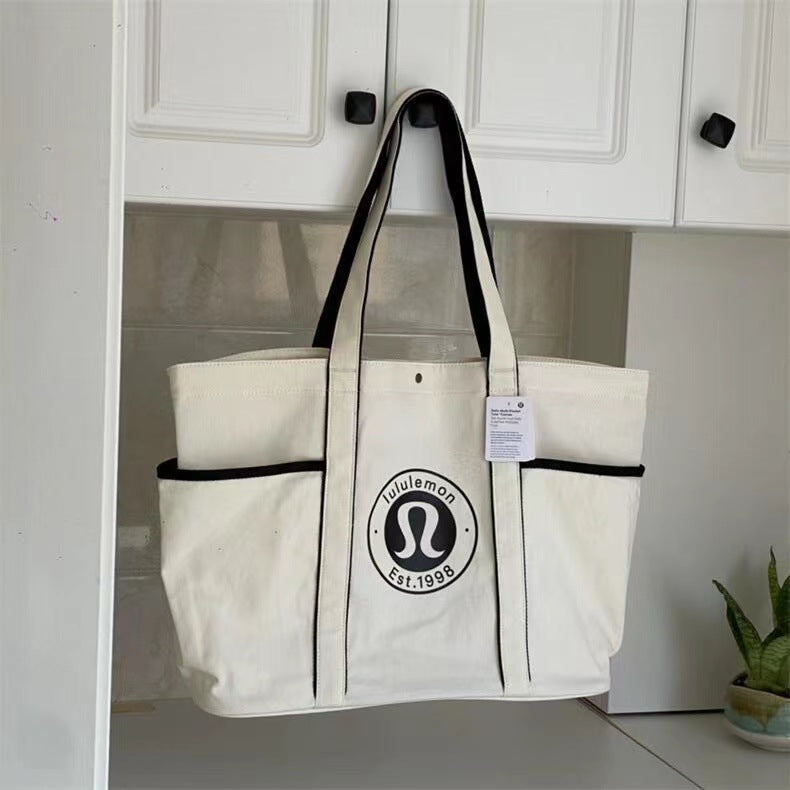 Attractive Popular Innovative Capacity Canvas Underarm Shoulder Bags