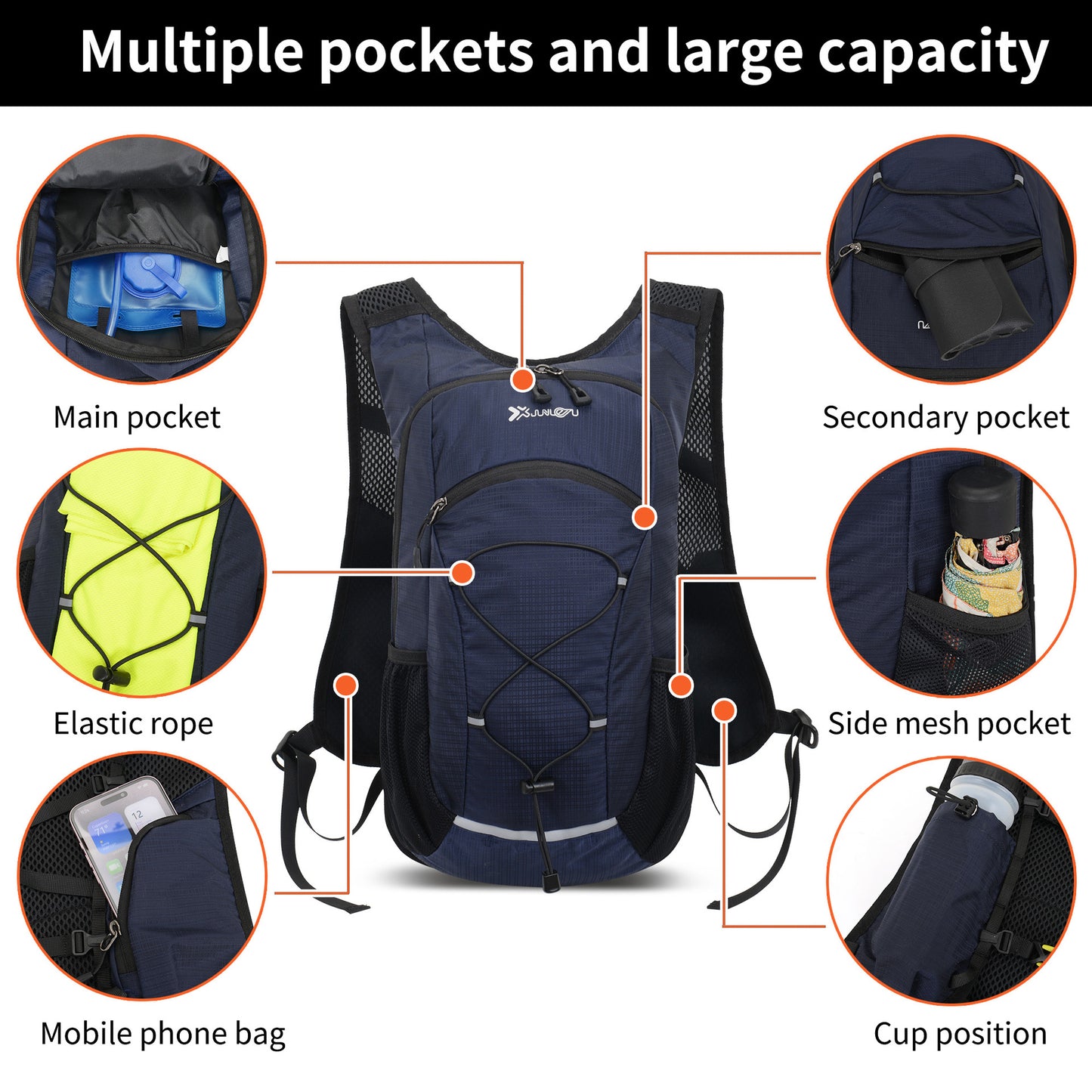 Hiking Multifunctional Waterproof Nylon Water Cycling Backpacks