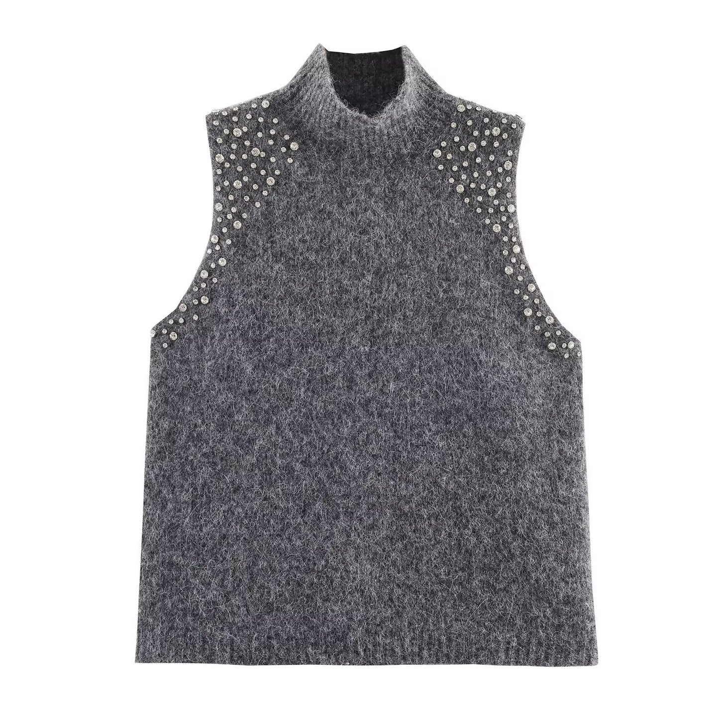 Women's Creative Wool Blend Jewelry Beaded Tops