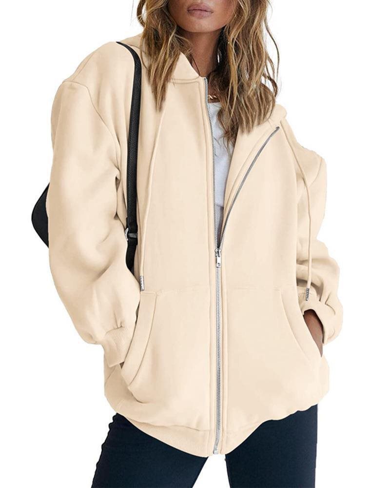 Women's Pull Autumn Solid Color Casual Clothes Drawstring Women's Sweater, Sweater