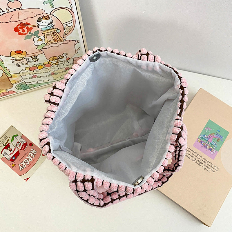 Hand Creative Cute Capybara Doll Storage Handbags