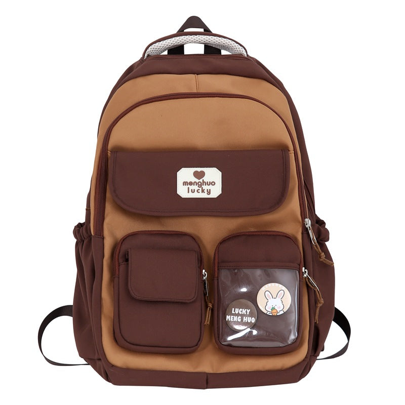 Korean Simple Junior High Computer Female Middle School Students' Schoolbags