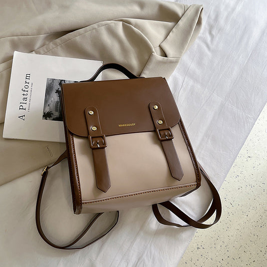 Women's Fashionable Retro Large Capacity Fashion Simple Backpacks