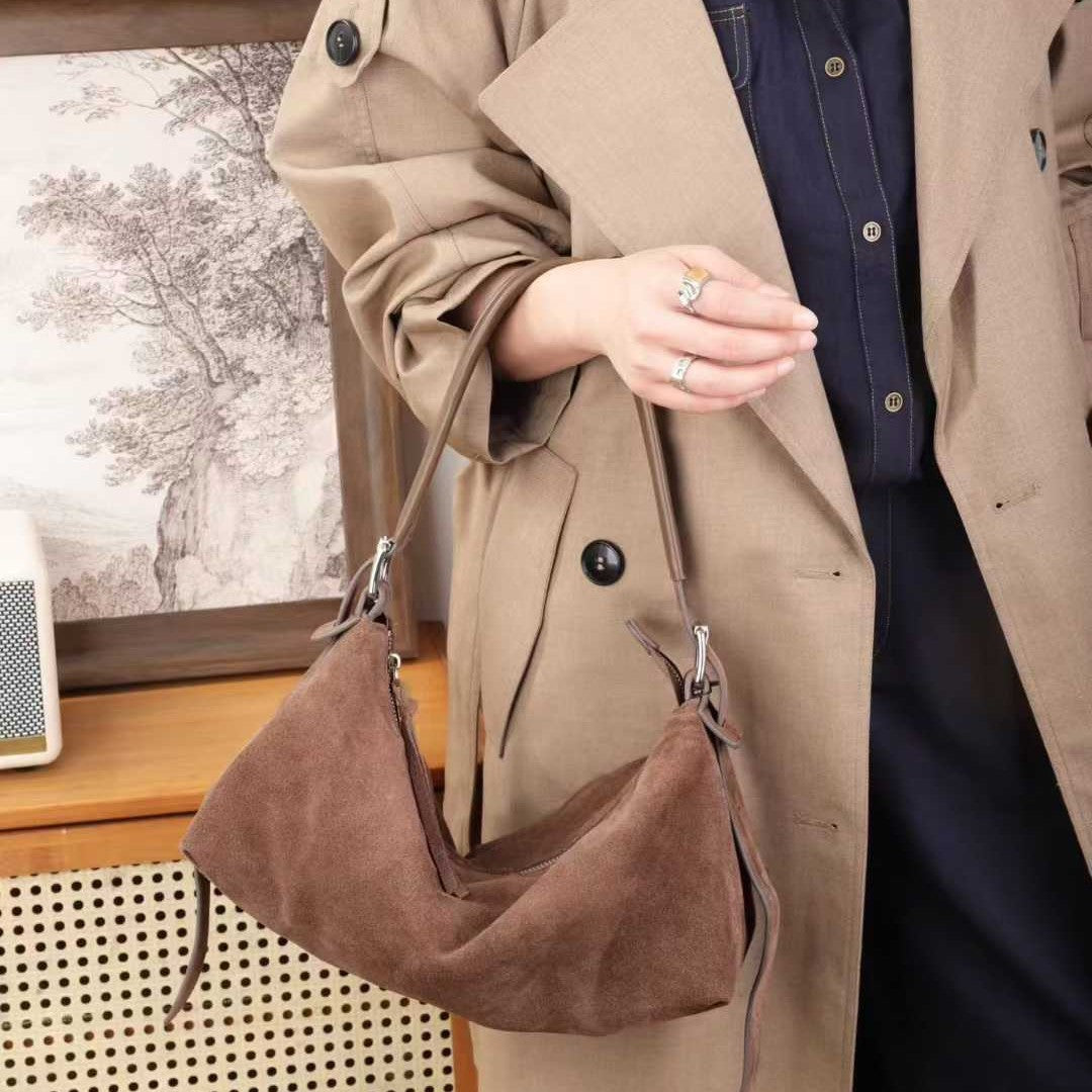 Women's Leather High-grade French Minority Genuine Bags