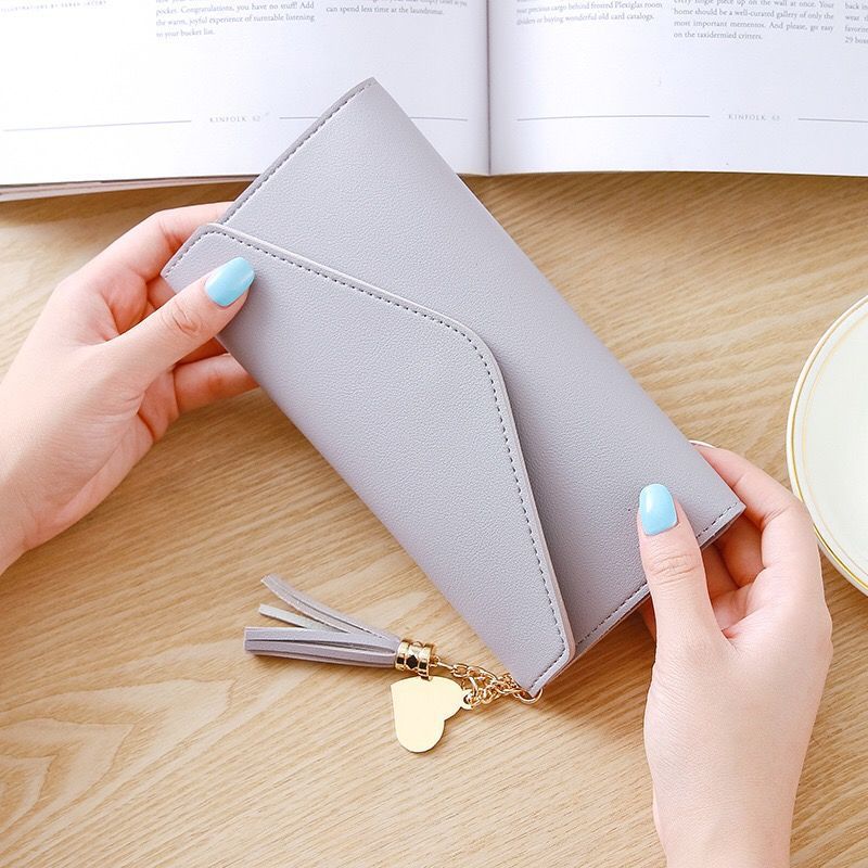 Women's Tassel Pendant Long Fashion Korean Style Ladies Wallets