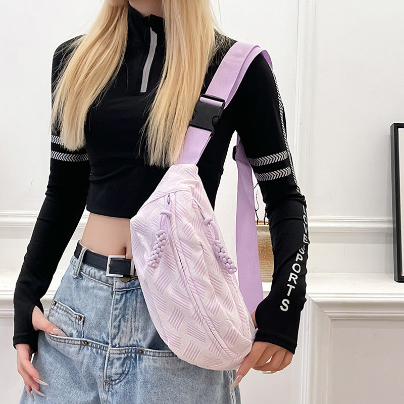 Women's Summer Street Trend Mobile Personality Portable Crossbody Bags
