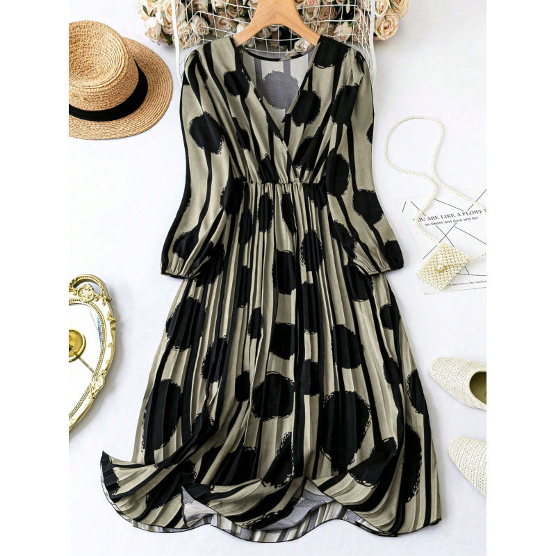 Beautiful Casual Popular Attractive Dotted Prints Dress