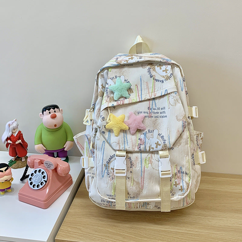 High Female Niche Design Junior Decoration Middle School Students' Schoolbags