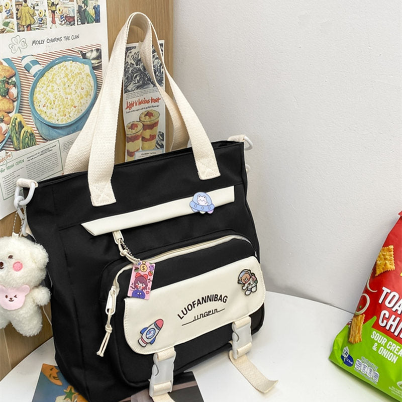 Female Mori Durable Junior High Large Middle School Students' Schoolbags