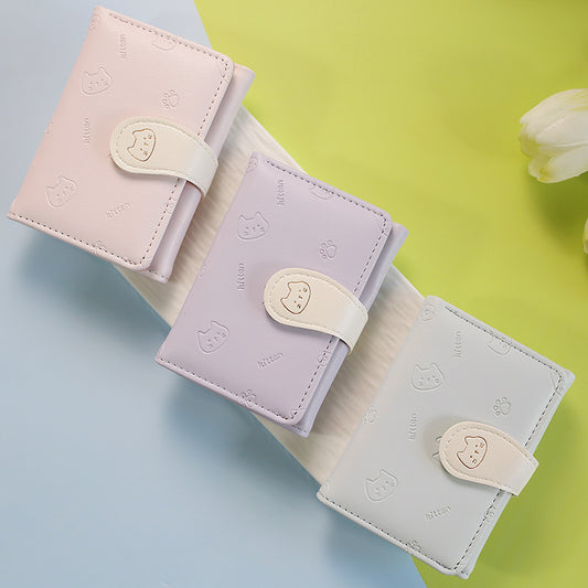 Cat Tail Cute Fashion Cartoon Printed Card Holder