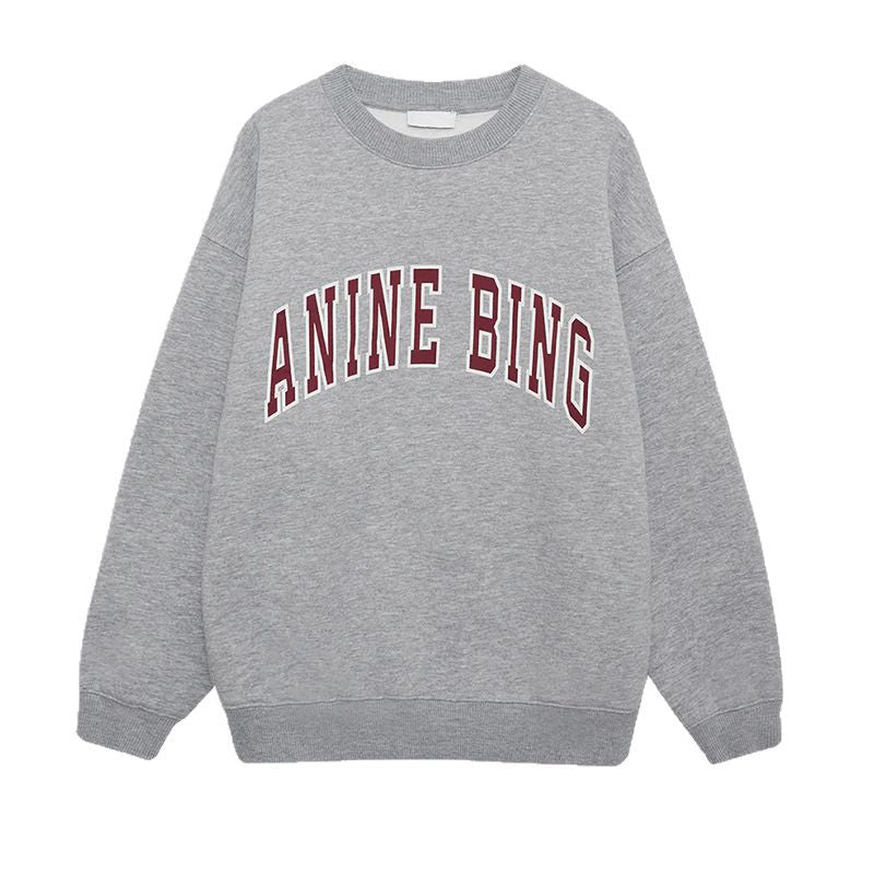 Women's North American Niche Classic Letter Printed Fleece Sweaters