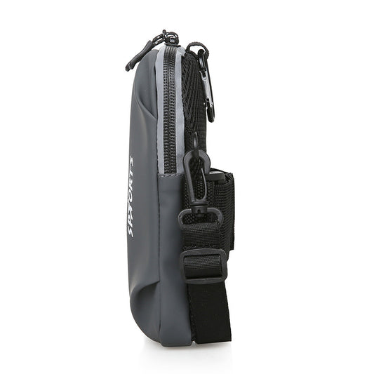 Men's Fashion Mobile Vertical Design Solid Color Phone Bags