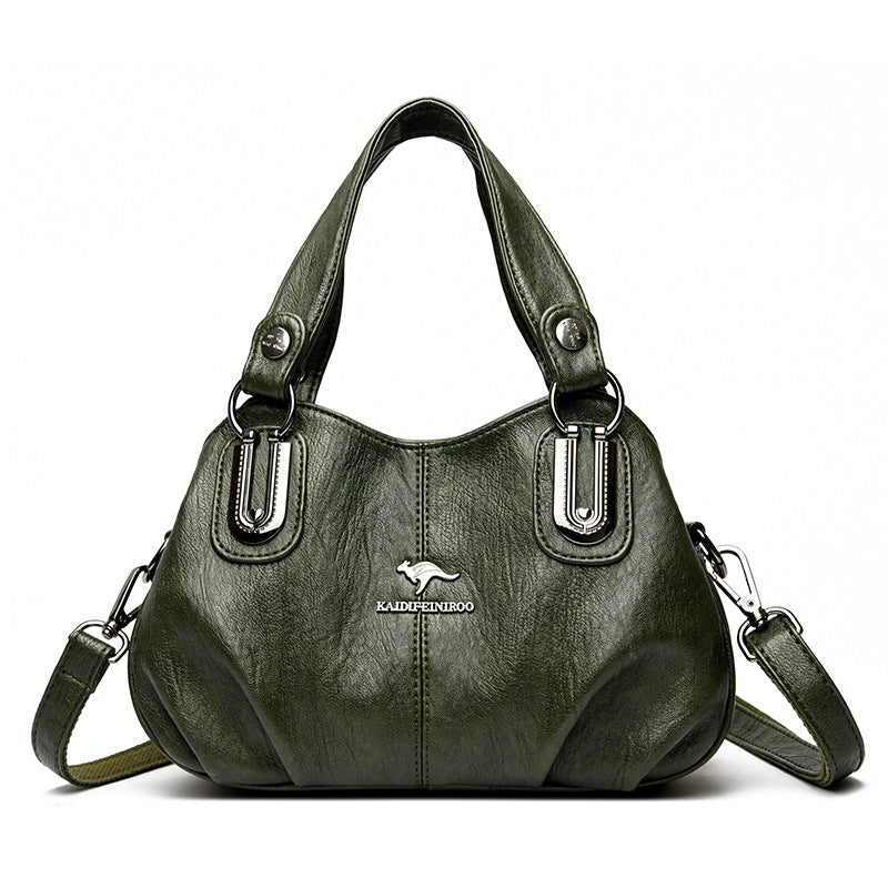 Women's Sheepskin High Texture Genuine Leather Mother Handbags