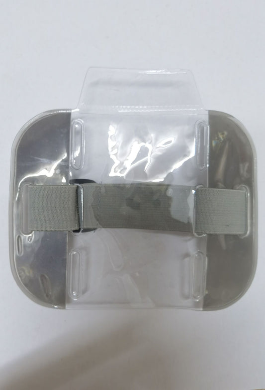 Color Sleeve Plastic Convenient Transparent Work Card Holder