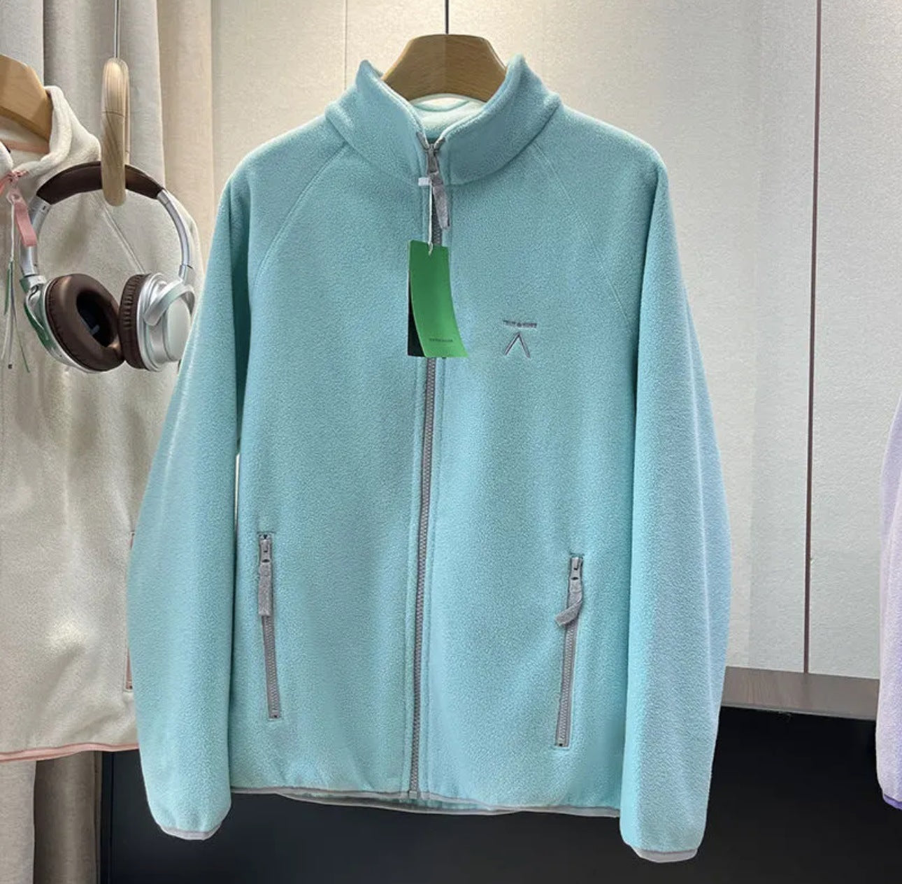 Women's Dopamine Stand Collar Fleece Zipper Polar Sweaters