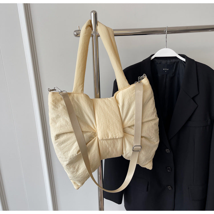 Korean Style Personalized Bow Cloth Canvas Crossbody Bags