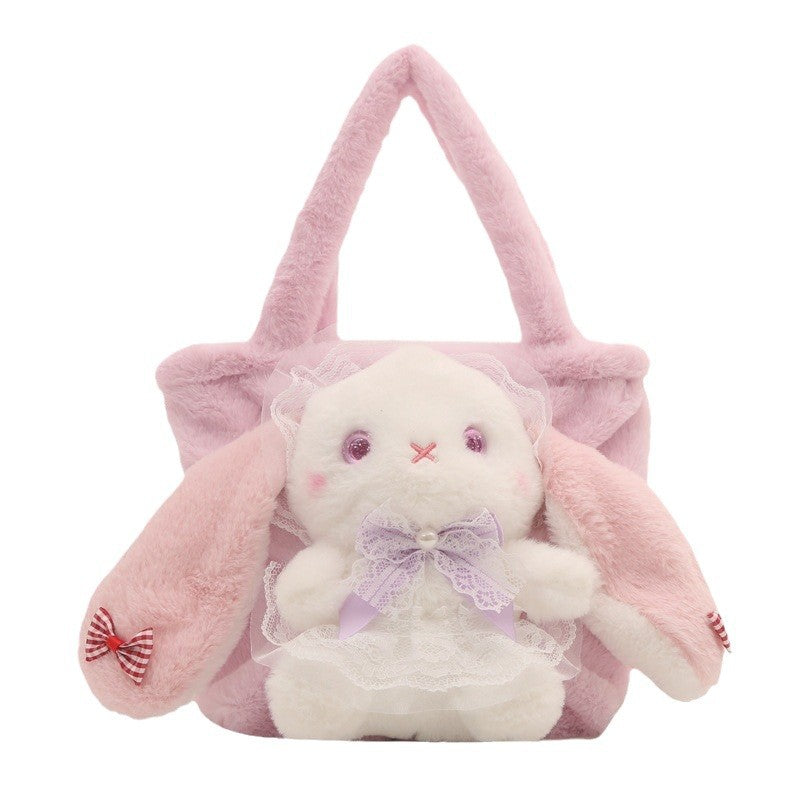 Rabbit Cute Plush Lolita Good-looking Cartoon Bags