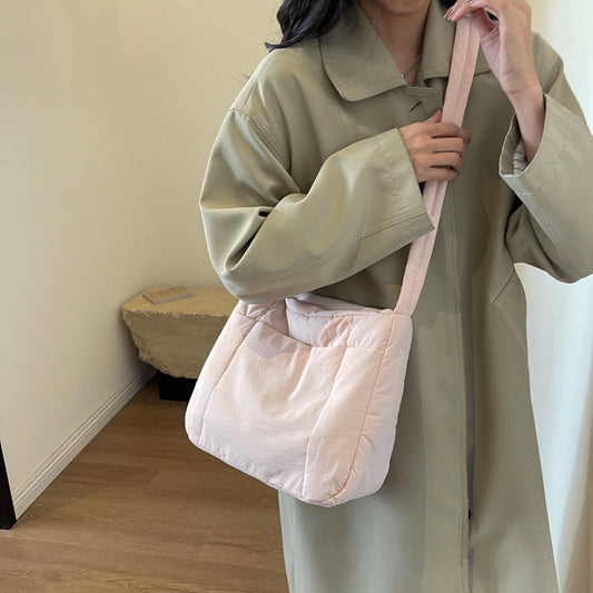 Women's Large Capacity Simple Fashion Spring Down Shoulder Bags