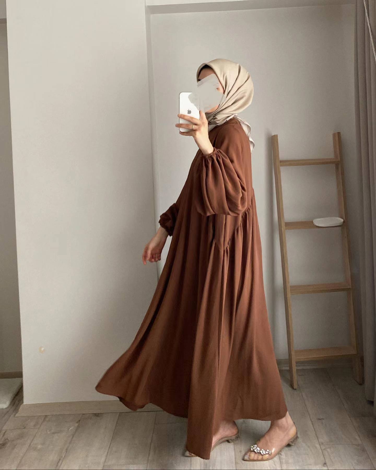 Women's Muslim Wear Solid Color Elegant Fashion Loose Dresses