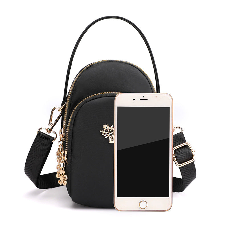 Women's Mobile Mini Canvas Clutch Portable Phone Bags