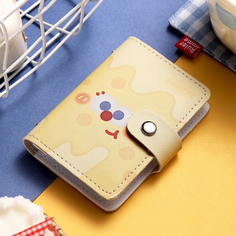 Mary Cartoon Cute Large Capacity Multiple Slots Card Holder