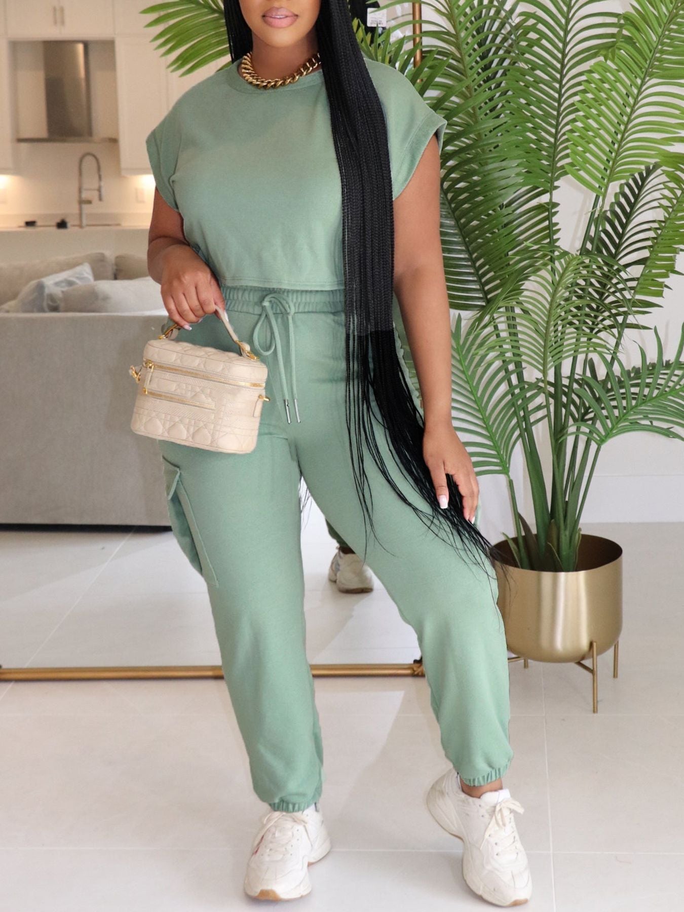 Classic New Women's Solid Color Trousers Suits