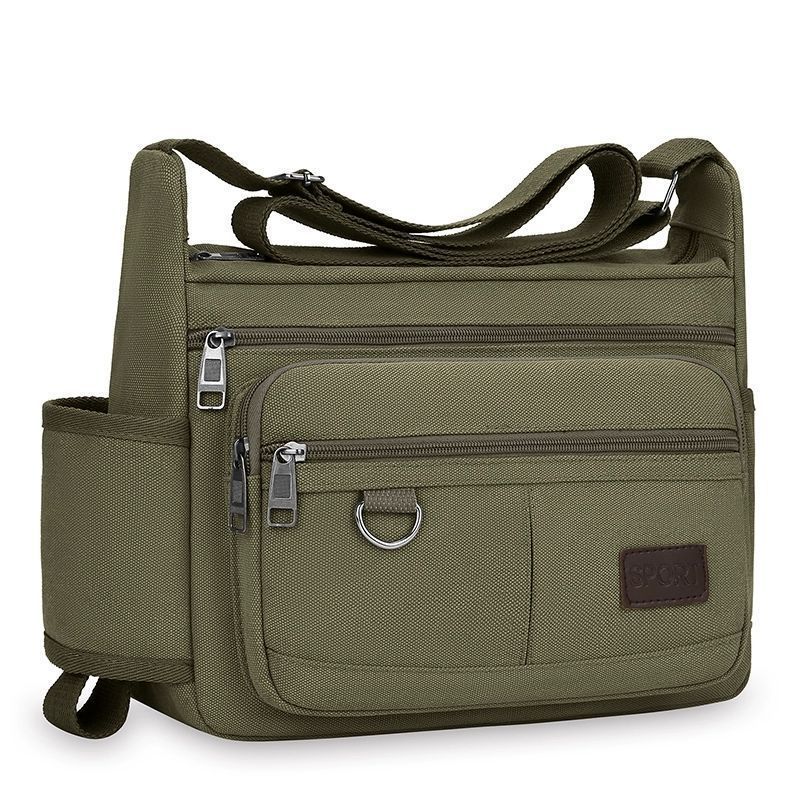 Men's Canvas Retro Large Capacity Versatile Men's Shoulder Bags