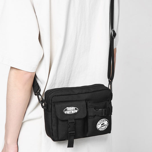 Men's Fashion Versatile Multifunctional Nylon Cloth Men's Shoulder Bags