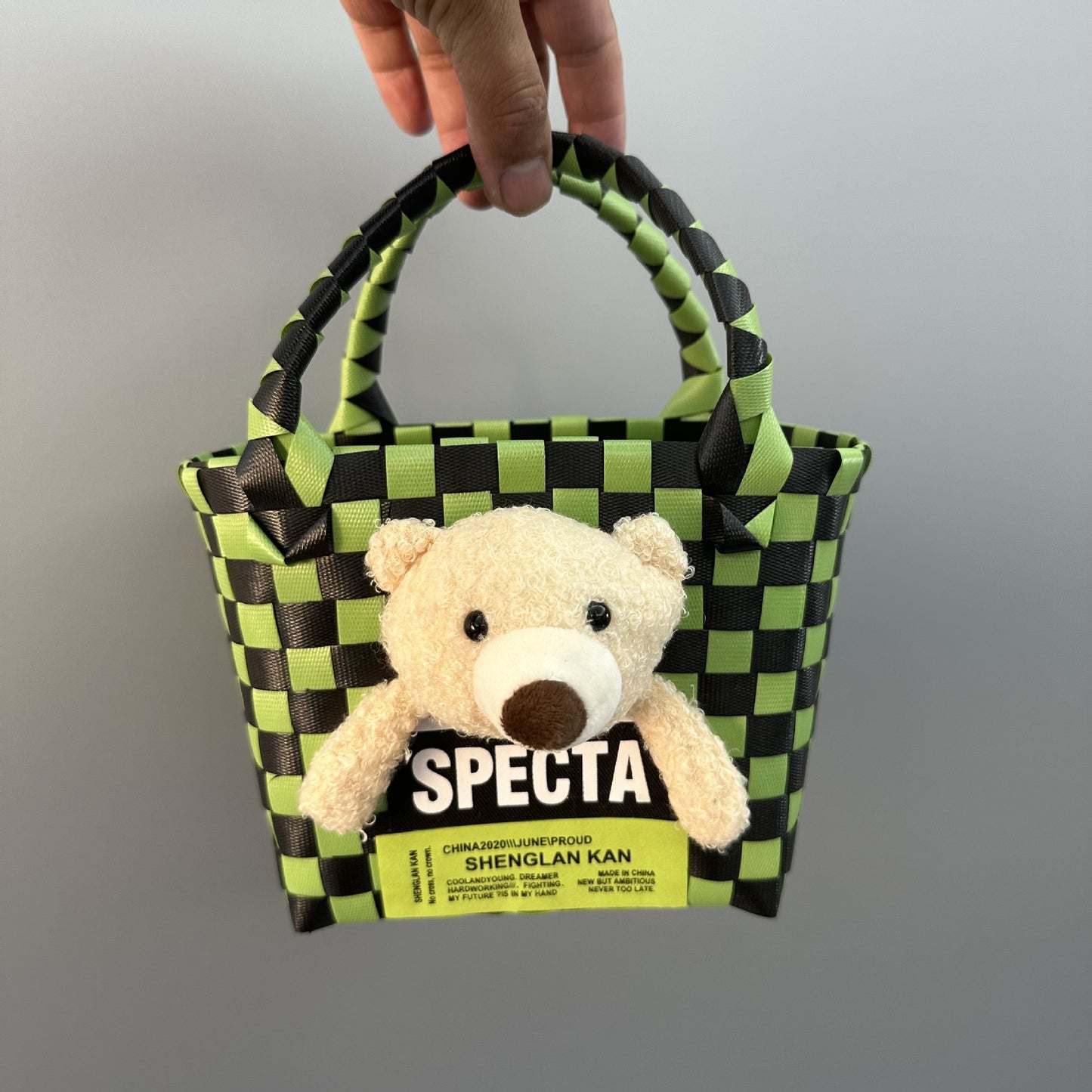 Women's Fried Street Woven Hand Gift Basket Handbags