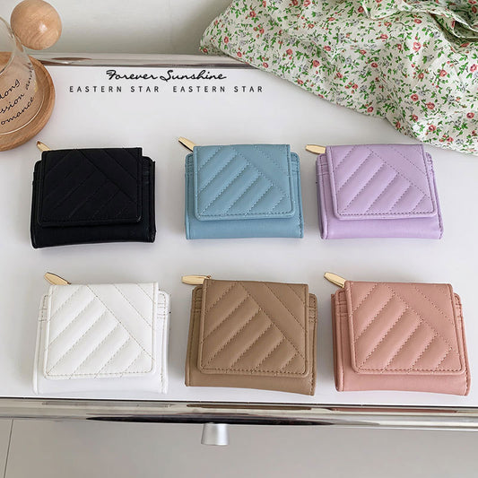 Women's Sense Large Capacity Simple Classic Style Ladies Wallets