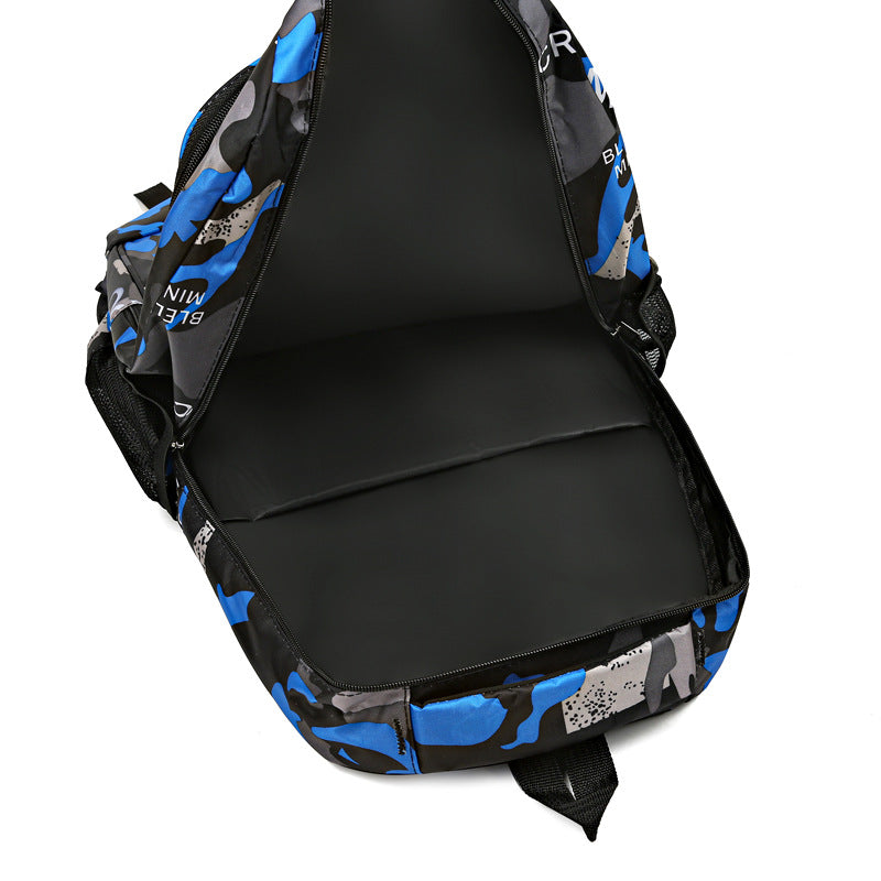 Attractive Large Capacity Oxford Camouflage Leisure Backpacks