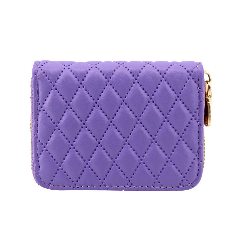 Women's Exquisite Multiple Slots Zipper Large Capacity Card Holder