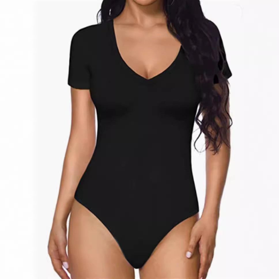 Stylish Sleeve Solid Color Slim Fit Shorts