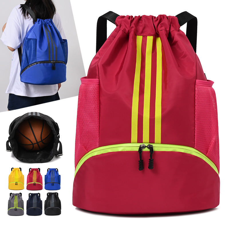 Women's Oxford Cloth Basketball Dry Wet Separation Backpacks