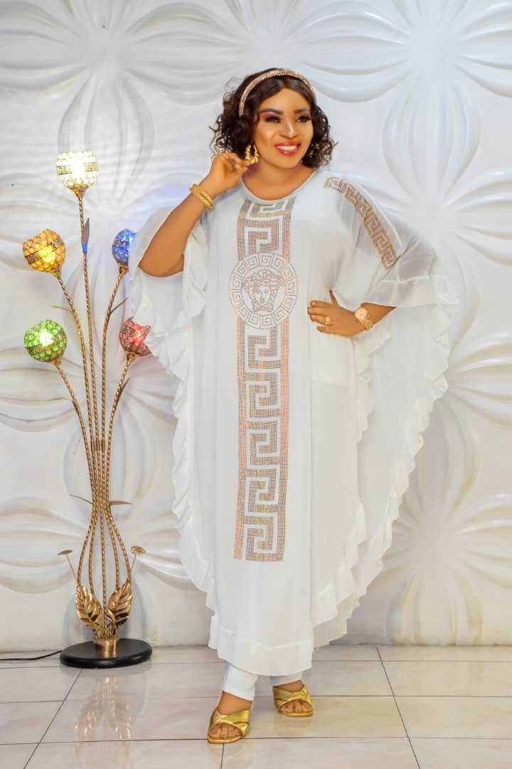 Women's Chiffon Shirt Mid-length Robe Bottoming Dress Suits