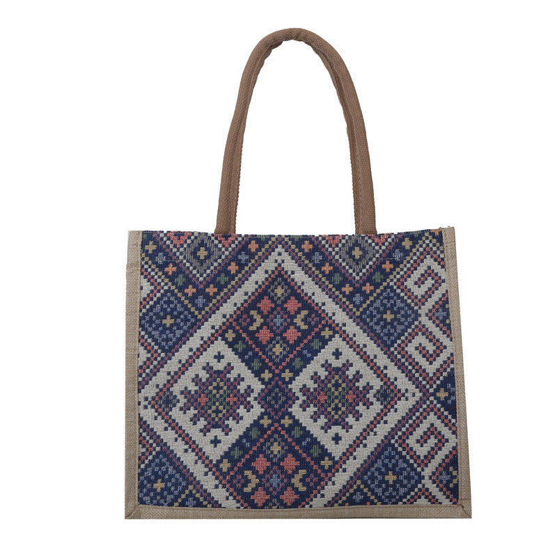 Women's Large Capacity Commuter Fashion Ethnic Style Shoulder Bags