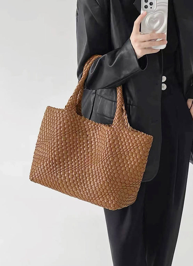 Attractive Fashion Capacity Hand-woven Vegetable Basket Bags