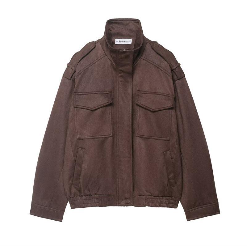 Women's Fashion Casual Trendy Autumn Pocket Loose Jackets