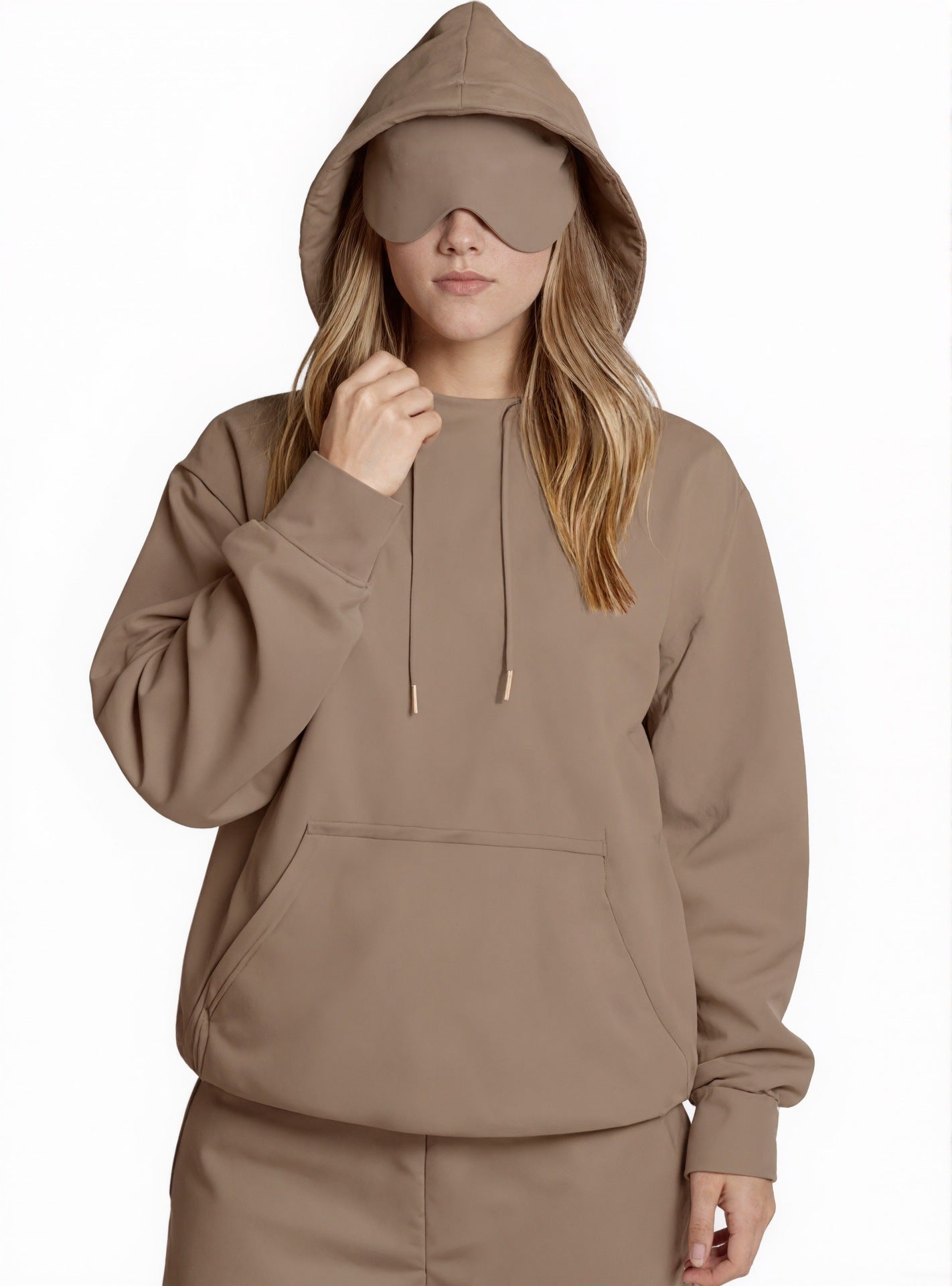 Women's Wear With Built-in Eye Mask Hoodie Sweaters