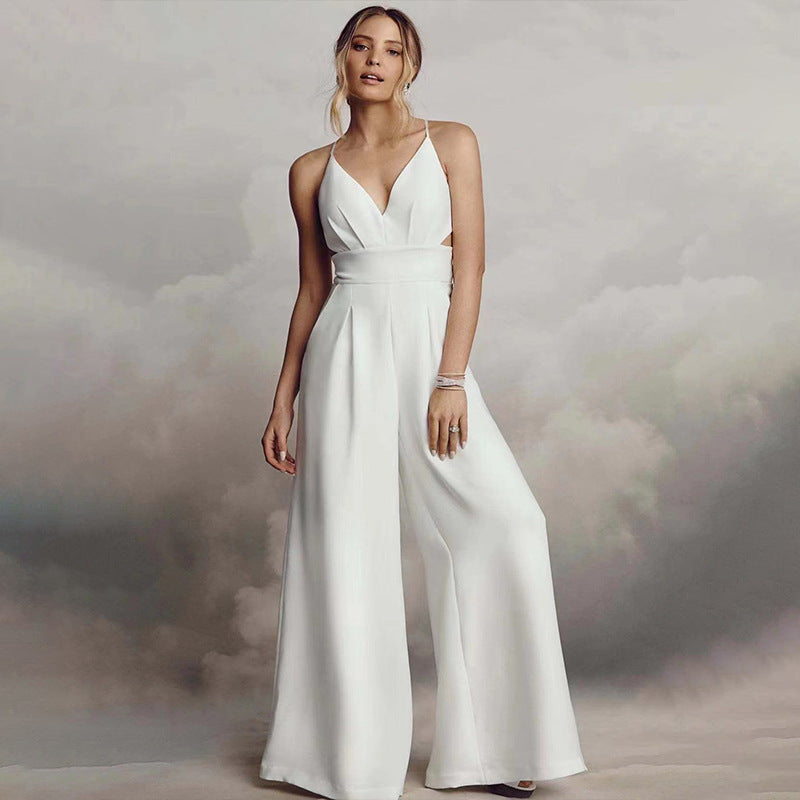 Graceful Sleeveless Brace Skinny Sheath Backless Dress